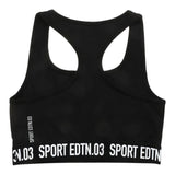 Dsquared2 Top tinta unita con Logo Nero per Bambina DQ0037 NERO DSQUARED2 