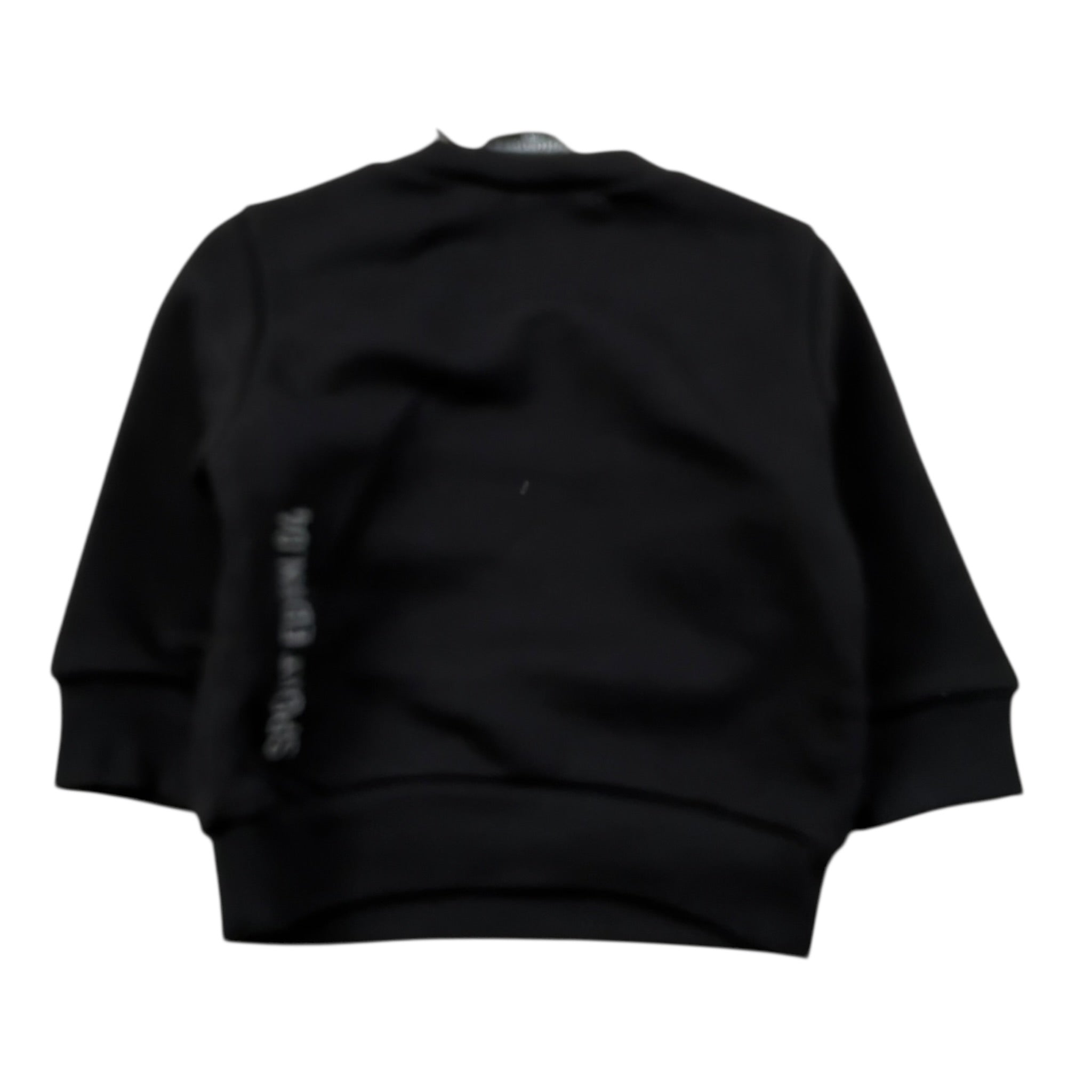 Dsquared2 Felpa tinta unita con Logo Nero per Neonato DQ0302 NERO DSQUARED2 