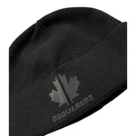 Dsquared2 Cappello tinta unita con Logo Nero per Bambino DQ0326 NERO DSQUARED2 