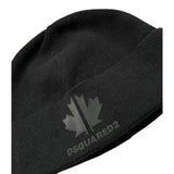 Dsquared2 Cappello tinta unita con Logo Nero per Bambino DQ0326 NERO DSQUARED2 