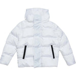 Dsquared2 Giubbino tinta unita con Zip E Cappuccio Bianco per Bambino DQ1090 BIANCO DSQUARED2 