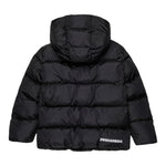 Dsquared2 Giubbino tinta unita con Zip E Cappuccio Nero per Bambino DQ1090 NERO DSQUARED2 