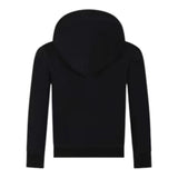 Dsquared2 Felpa tinta unita con Cappuccio E Stampa Nero per Bambino DQ1239 NERO DSQUARED2 
