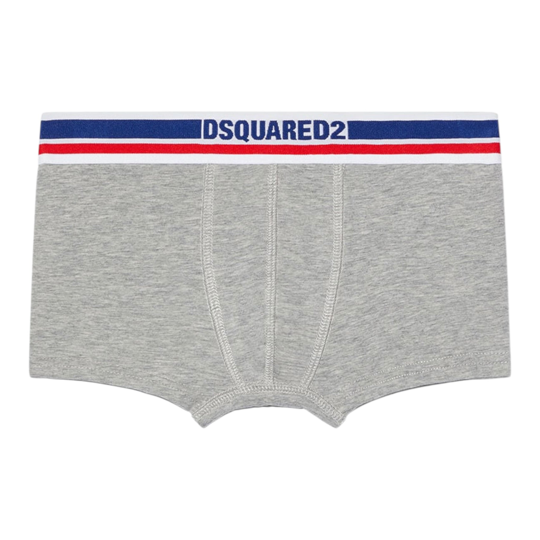 Dsquared2 Set 2 Pezzi Boxer Bicolore Bianco/Grigio per Bambino DQ1390 BIANCO/GRIGIO DSQUARED2 