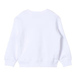Dsquared2 Felpa tinta unita Girocollo con Stampa Bianco per Bambino DQ2073 BIANCO DSQUARED2 