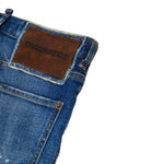 Dsquared2 Jeans tinta unita 5 Tasche Blu per Bambino DQ22522 BLU DSQUARED2 