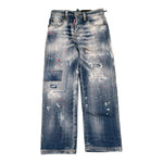 Dsquared2 Jeans tinta unita 5 Tasche Blu per Bambino DQ2252D0A7J BLU DSQUARED2 