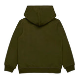 Dsquared2 Felpa tinta unita con Logo Verde per Bambino DQ2465 VERDE DSQUARED2 