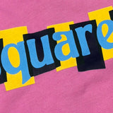 Dsquared2 Abito tinta unita Modello Felpa con Stampa Rosa per Neonata DQ2493 ROSA DSQUARED2 