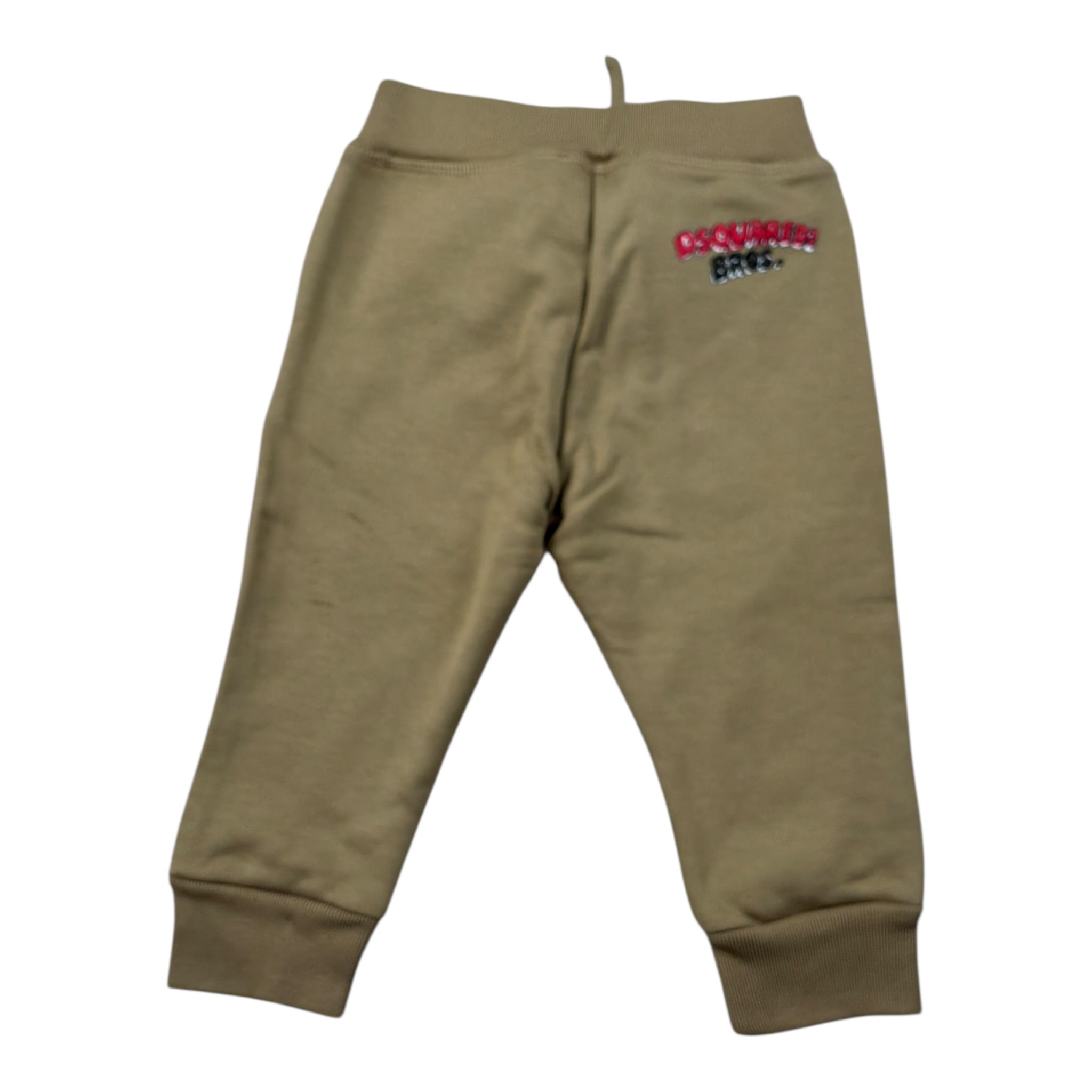 Dsquared2 Pantalone Modello Tuta tinta unita Beige per Neonato DQ2507 BEIGE DSQUARED2 