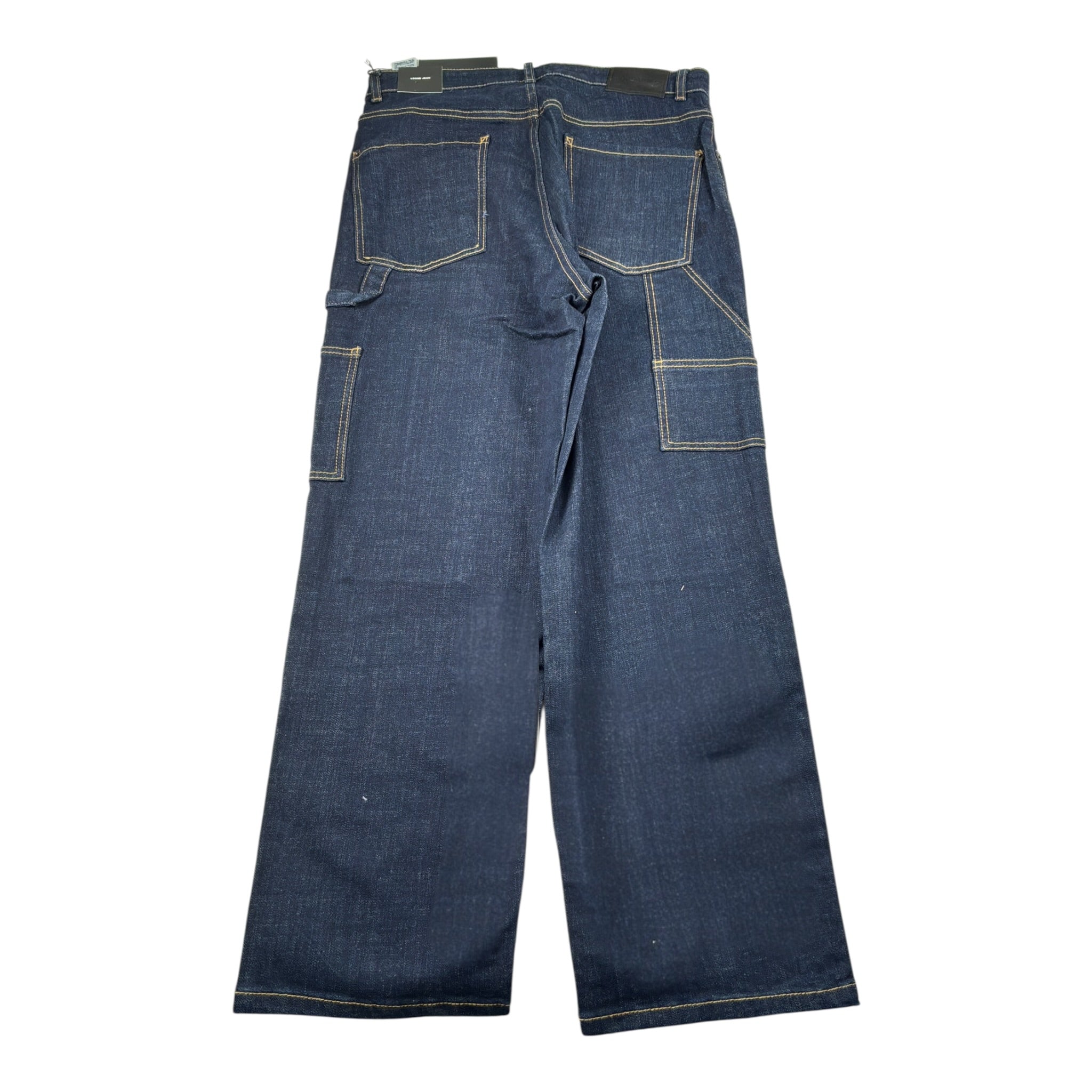 Dsquared2 Jeans tinta unita con Cuciture In Rilievo Blu per Bambino DQ2636X BLU DSQUARED2 