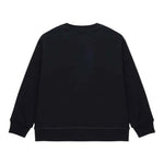 Dsquared2 Felpa Chiusa Girocollo tinta unita con Logo Nero per Bambino DQ2739 NERO DSQUARED2 