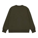 Dsquared2 Felpa Chiusa Girocollo tinta unita con Logo Verde per Bambino DQ2739X VERDE DSQUARED2 