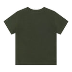 Dsquared2 T-Shirt Girocollo tinta unita con Logo Verde per Bambino DQ2853NJ VERDE DSQUARED2 
