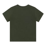 Dsquared2 T-Shirt Girocollo tinta unita con Logo Verde per Bambino DQ2853NJ VERDE DSQUARED2 