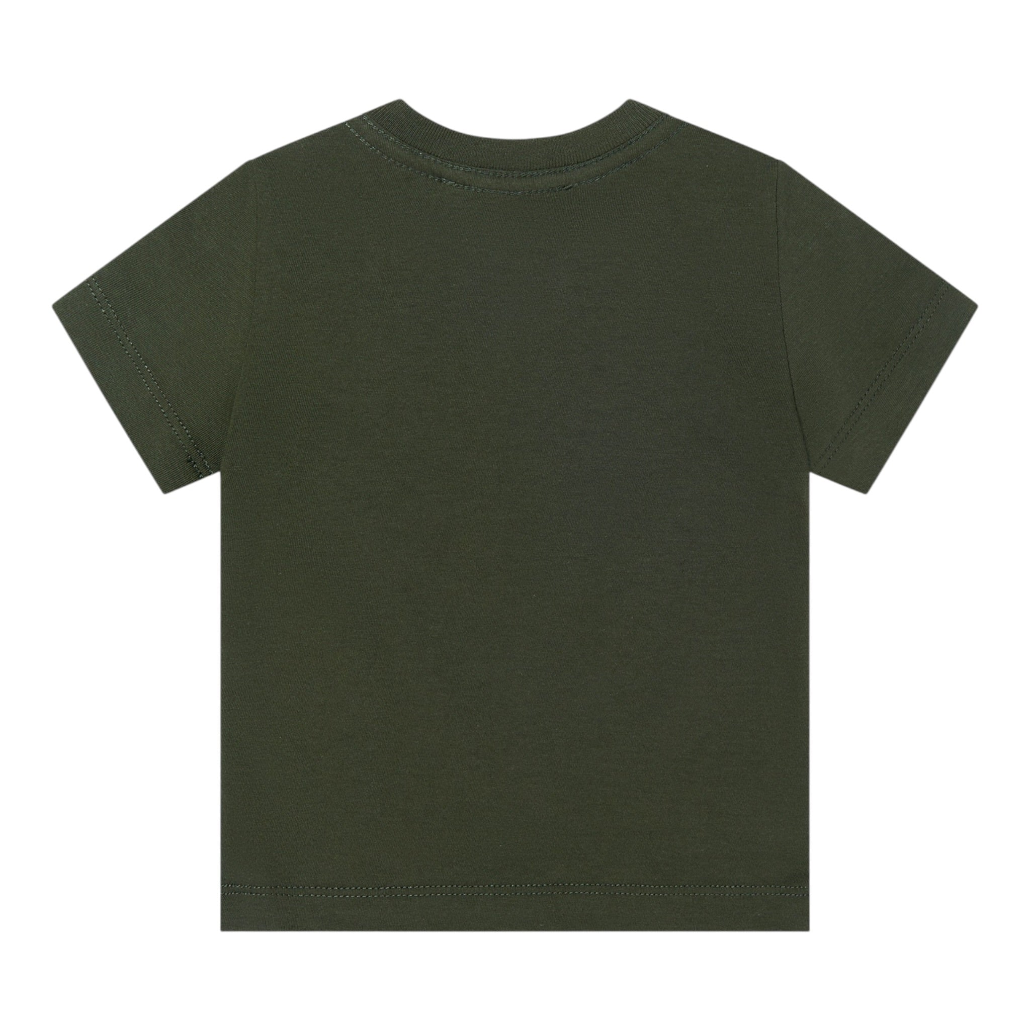 Dsquared2 T-Shirt Girocollo tinta unita con Logo Verde per Bambino DQ2853NJ VERDE DSQUARED2 