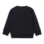 Dsquared2 Felpa tinta unita Girocollo con Stampa Nero per Neonato DQ2860 NERO DSQUARED2 