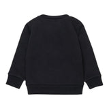 Dsquared2 Felpa tinta unita Girocollo con Stampa Nero per Neonato DQ2860X NERO DSQUARED2 