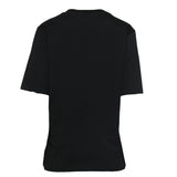 Dsquared2 T-Shirt Girocollo tinta unita con Logo Nero per Bambino DQ2988X NERO DSQUARED2 