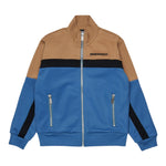 Dsquared2 Felpa tinta unita con Profili In Contrasto E Zip Blu per Bambino DQ2998 BLU DSQUARED2 