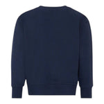 Dsquared2 Felpa tinta unita Girocollo con Stampa Blu per Bambino DQ3005 BLU DSQUARED2 