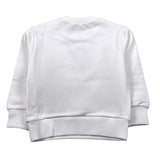 Dsquared2 Felpa Chiusa Girocollo tinta unita con Stampa Bianco per Bambino DQ3006 BIANCO DSQUARED2 