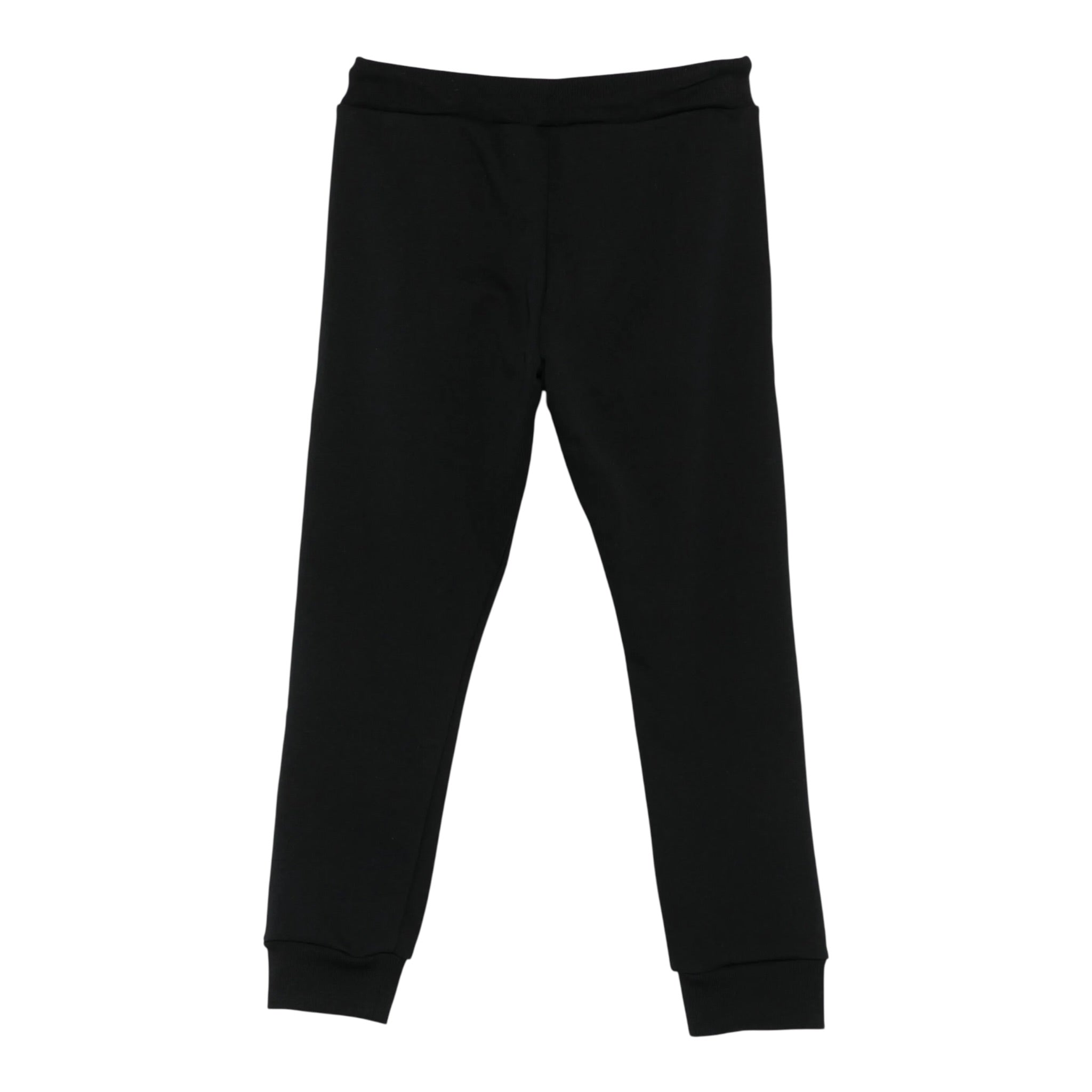 Dsquared2 Pantalone Tuta tinta unita con Logo Nero per Bambino DQ3031X NERO DSQUARED2 