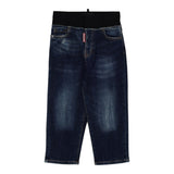 Dsquared2 Jeans tinta unita 5 Tasche Blu per Bambino DQ3036 BLU DSQUARED2 