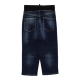 Dsquared2 Jeans tinta unita 5 Tasche Blu per Bambino DQ3036 BLU DSQUARED2 
