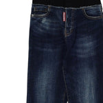 Dsquared2 Jeans tinta unita 5 Tasche Blu per Bambino DQ3036 BLU DSQUARED2 