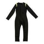 Dsquared2 Tuta Intera Manica Lunga tinta unita Nero per Bambina DQ3078 NERO DSQUARED2 