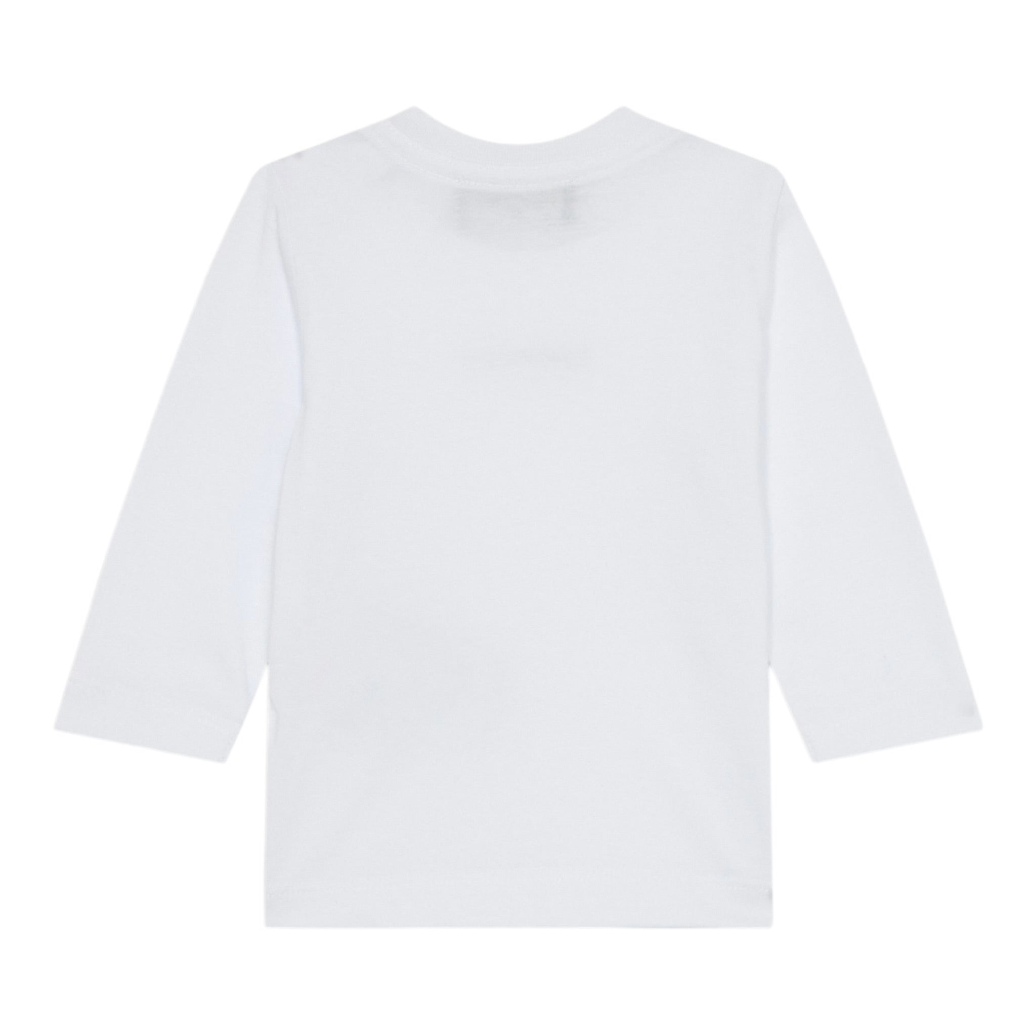 Dsquared2 Shirt Girocollo tinta unita con Logo Bianco per Neonato DQ3108 BIANCO DSQUARED2 