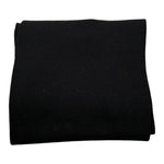 Dsquared2 Sciarpa tinta unita con Logo Nero per Bambino DQ3121 NERO DSQUARED2 