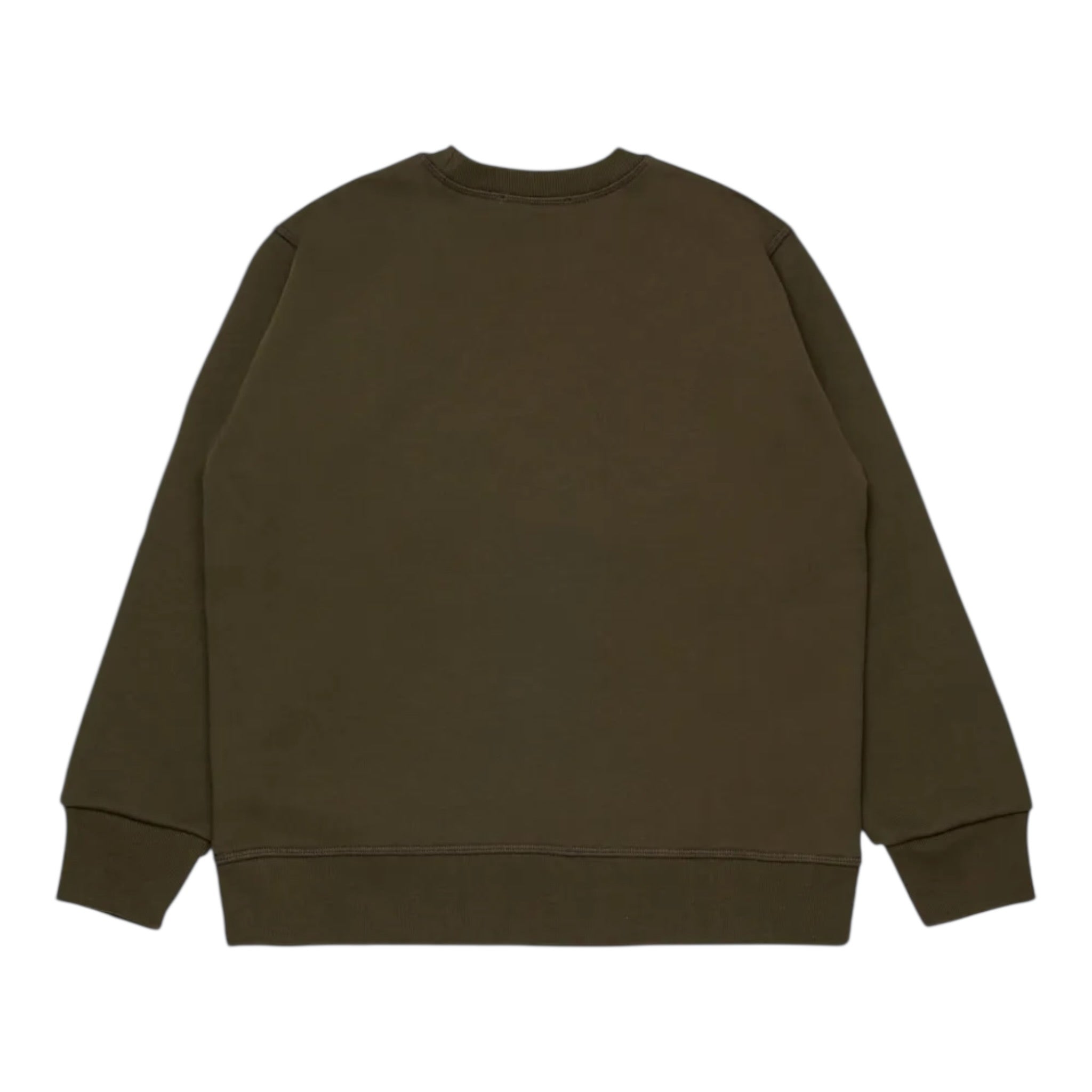 Dsquared2 Felpa Chiusa Girocollo tinta unita con Logo Verde per Bambino DQ3128 VERDE DSQUARED2 
