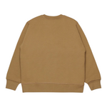 Dsquared2 Felpa Chiusa Girocollo tinta unita con Logo Cammello per Bambino DQ3128X CAMMELLO DSQUARED2 