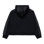 Dsquared2 Felpa con Zip E Cappuccio tinta unita Nero per Bambino DQ3130 NERO DSQUARED2 