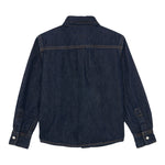 Dsquared2 Camicia Manica Lunga In Denim tinta unita Blu per Bambino DQ3139 BLU DSQUARED2 