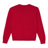Dsquared2 Maglia Girocollo tinta unita con Ricamo Rosso per Neonato DQ3143 ROSSO DSQUARED2 