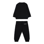 Dsquared2 Completo 2Pz Felpa-Pantalone tinta unita Nero per Bambino DQ3146 NERO DSQUARED2 