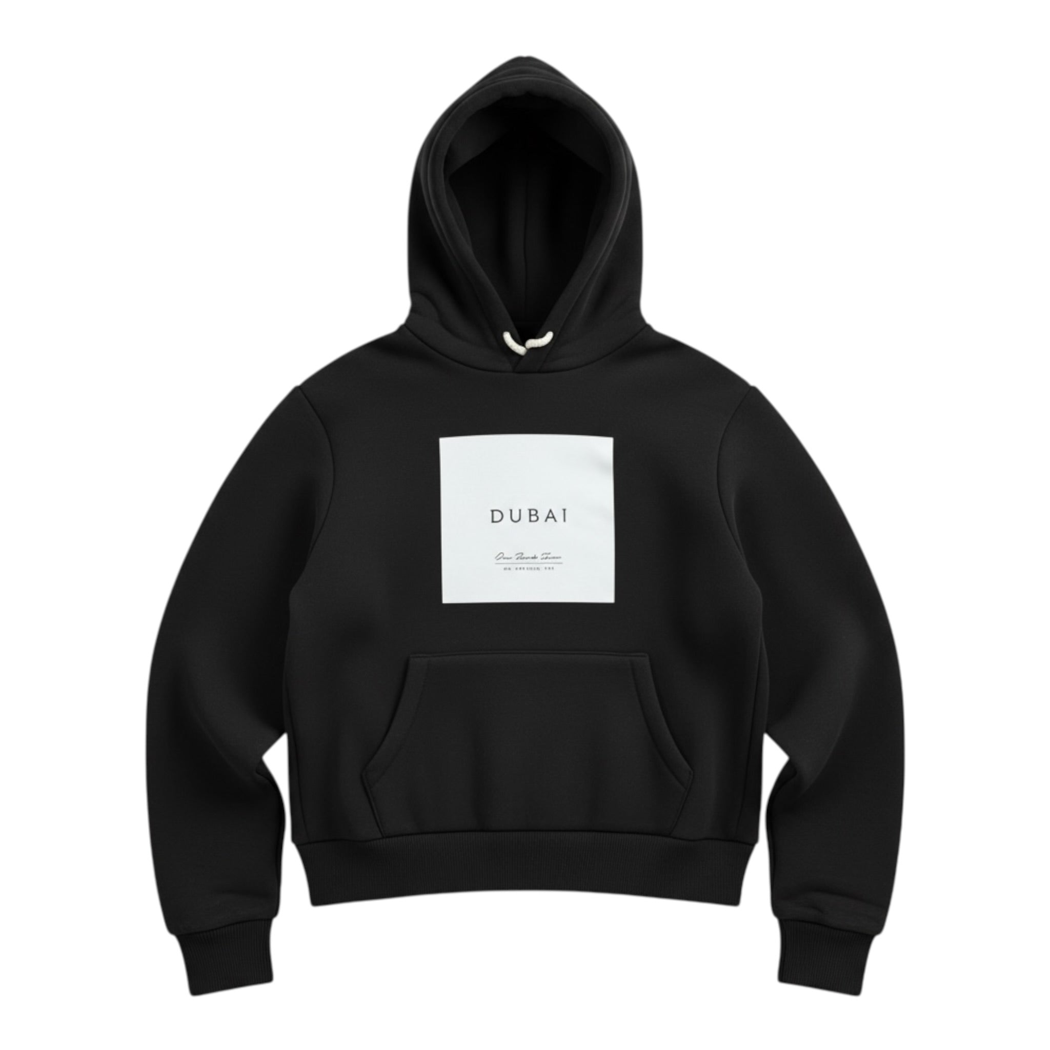 Duepuntozero Felpa tinta unita con Cappuccio Nero per Bambino FLB19PJ NERO DUEPUNTOZERO 