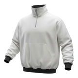 Duepuntozero Felpa tinta unita con Zip Panna per Bambino FLBZ24 PANNA DUEPUNTOZERO 