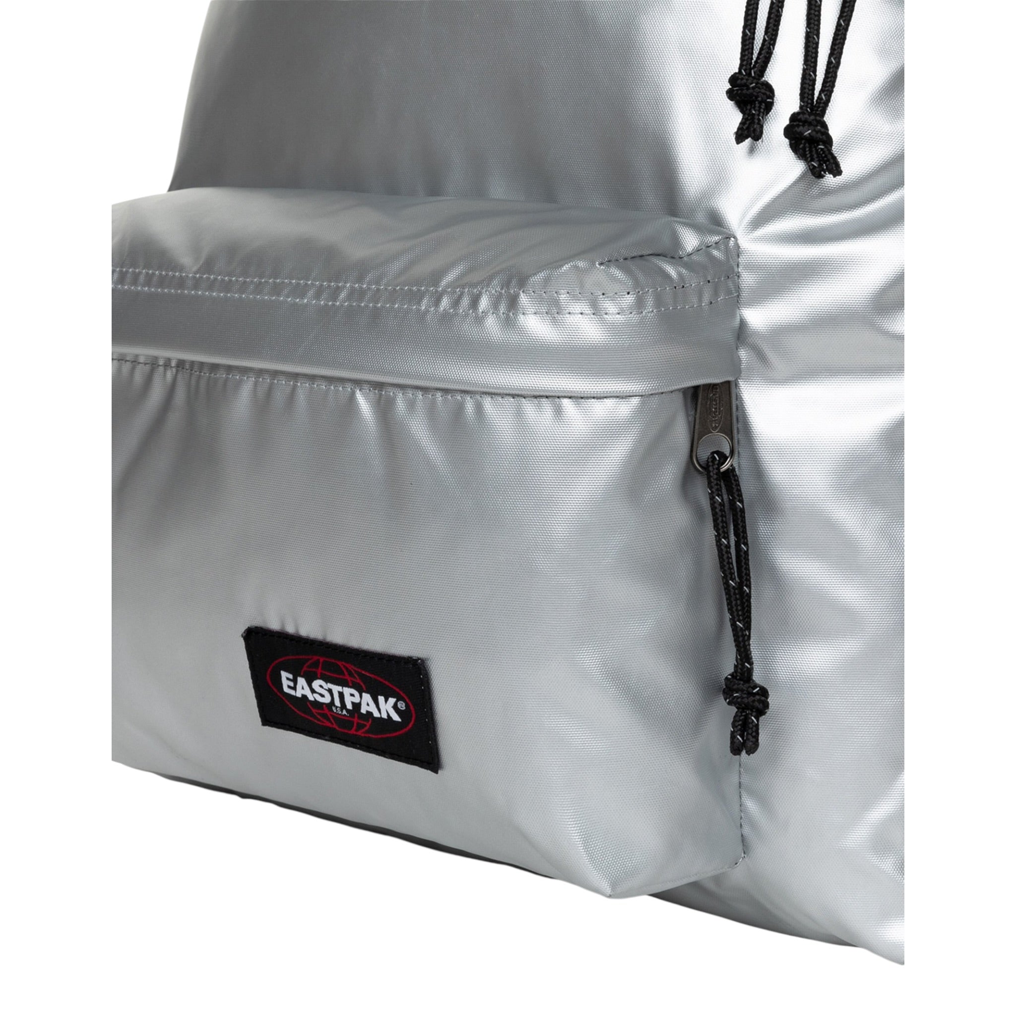 Eastpak Zaino tinta unita con Logo Argento per Bambino EK0A5BG4P ARGENTO EASTPAK 