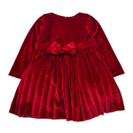 Ebita Abito Manica Lunga tinta unita con Fascia Rosso per Bambina 243293 ROSSO EBITA 