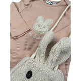 Ebita Completo 3 Pezzi Body-Leggins-Borsa Rosa per Neonata 255527 ROSA EBITA 