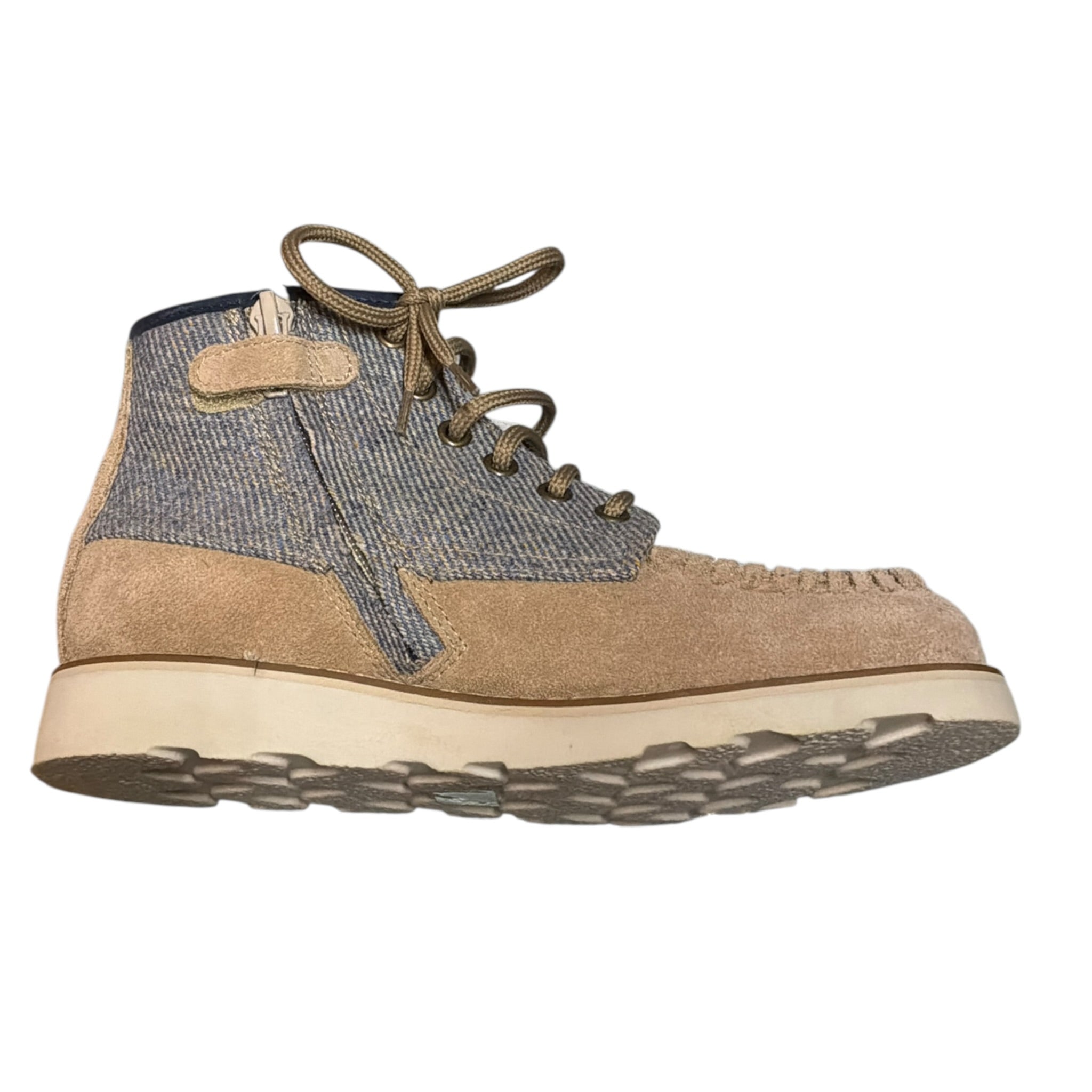 Eleventy Stivale Bicolore con Lacci Beige per Bambino 4R0O16 BEIGE ELEVENTY 