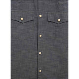 Eleventy Camicia tinta unita In Denim Azzurro per Neonato ES5P40 AZZURRO ELEVENTY 