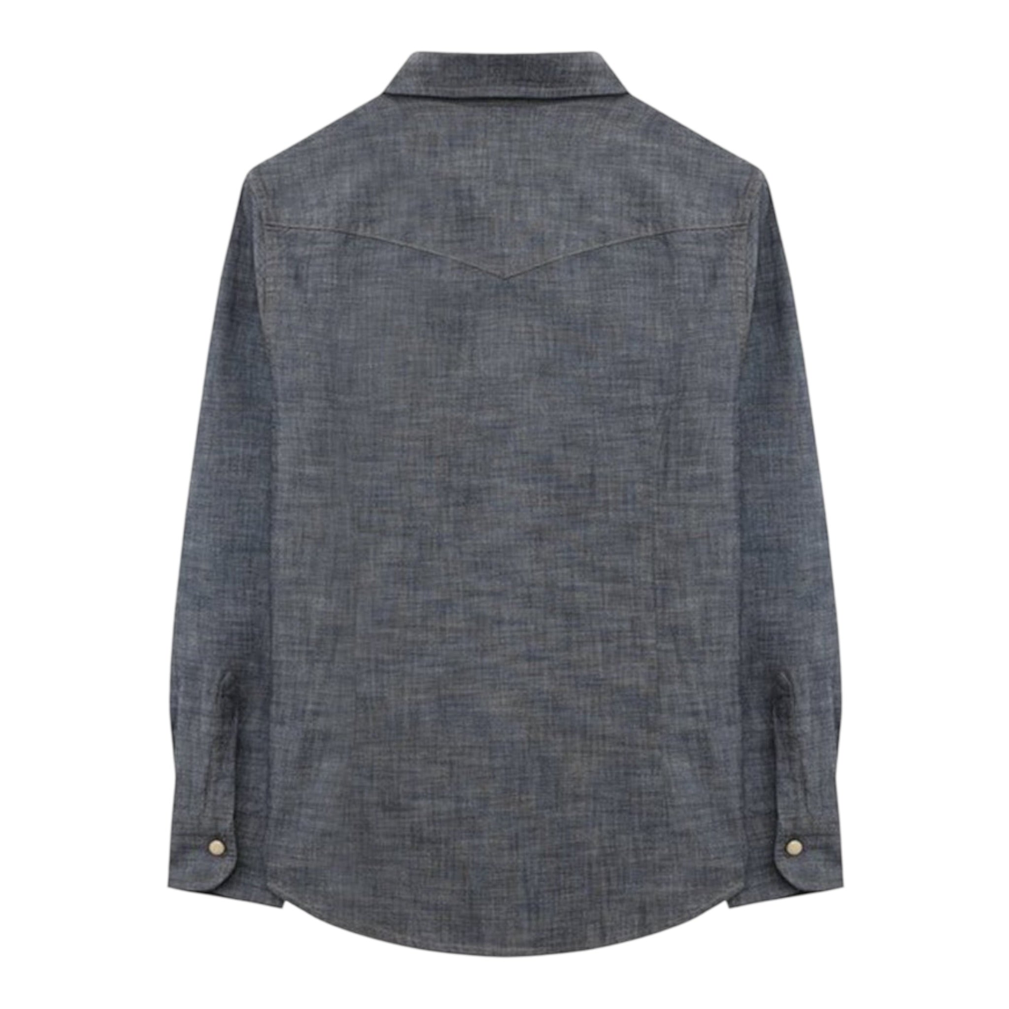 Eleventy Camicia tinta unita In Denim Azzurro per Bambino ES5P40J AZZURRO ELEVENTY 