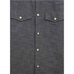 Eleventy Camicia tinta unita In Denim Azzurro per Bambino ES5P40J AZZURRO ELEVENTY 