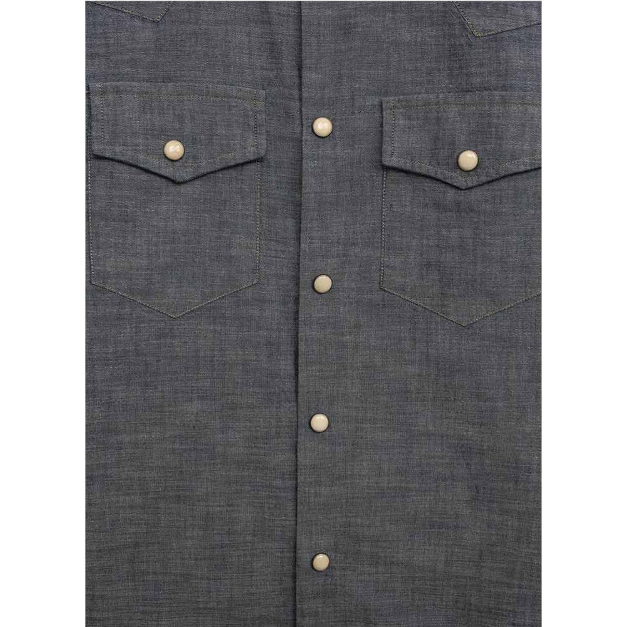Eleventy Camicia tinta unita In Denim Azzurro per Bambino ES5P40J AZZURRO ELEVENTY 