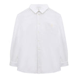 Eleventy Camicia tinta unita con Logo Bianco per Bambino ET5A00 BIANCO ELEVENTY 